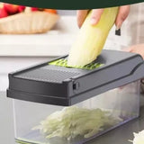 Cortador De Verduras - Multi Picador Vegetales Gris Oscuro