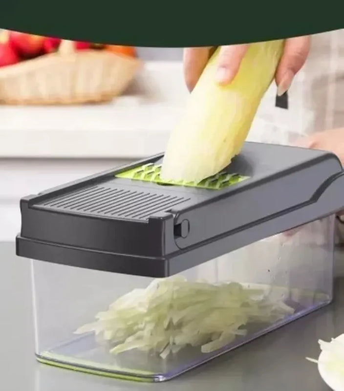 Cortador De Verduras - Multi Picador Vegetales Gris Oscuro