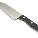 Cuchillo De Cocina Santoku 16.5 Acero Inoxidable Cm Press Color Negro