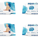 4 Pack Toallitas Húmedas De Agua Aqua Baby 240 Unidades 4 Pack Pañitos Húmedos