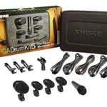 Kit Micrófonos Batería Shure Pgadrumkit5 5 Piezas Color Negro