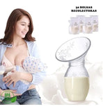 Extractor De Leche Manual En Silicona + 30 Bolsas Recolector