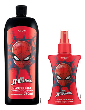 Set Colonia Spider-man + Shampoo Avon