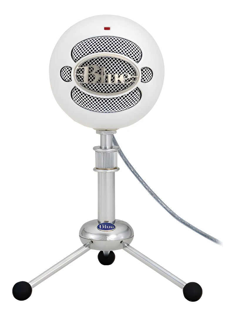 Micrófono Blue Snowball Ice Condensador Cardioide color blancoS