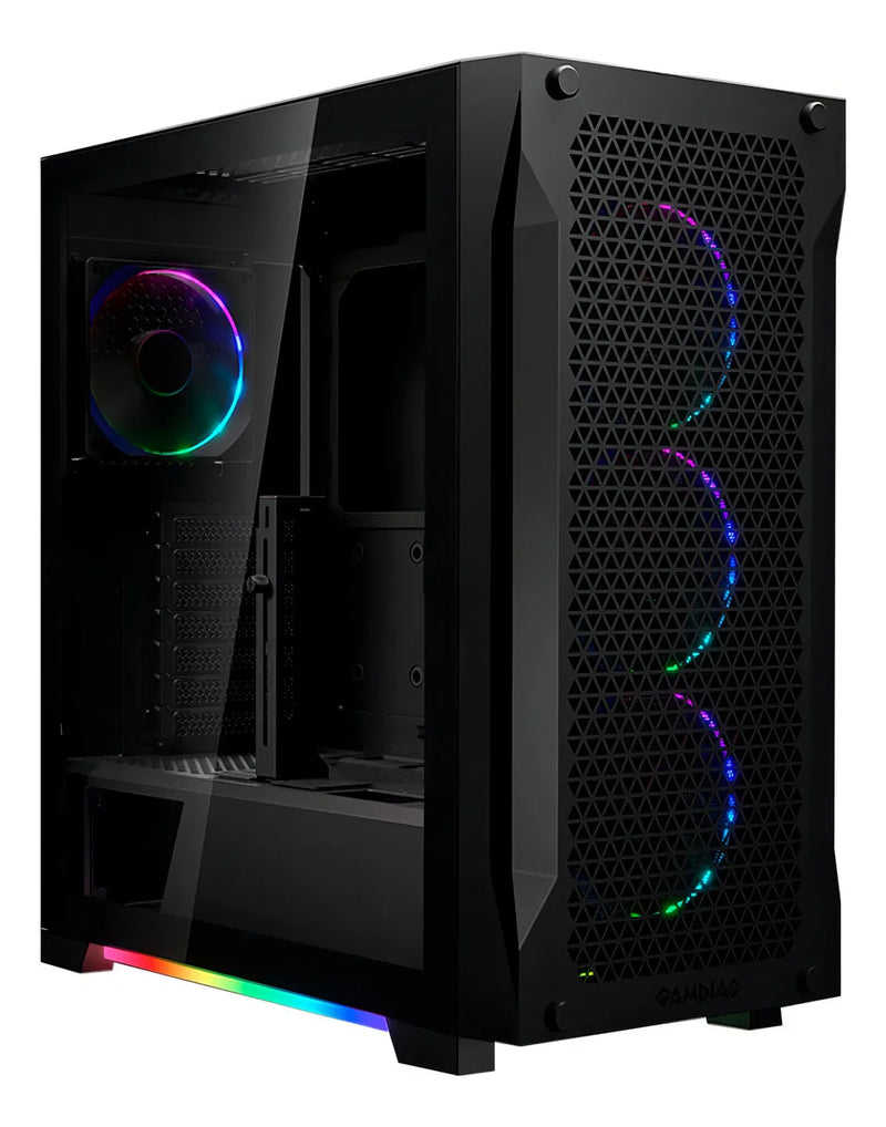 Gabinete para computadora de escritorio Gamdias GD-Athena P1 GD-Athena P1 negro
