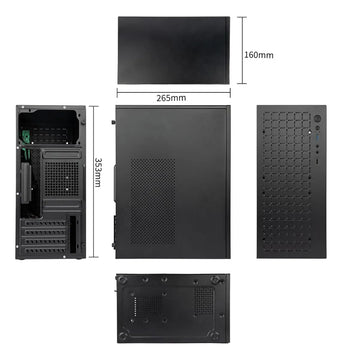 Caja Pc Microatx Negra Compacta Usb 3.0 Hdd 3.5
