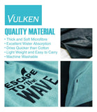 Vulken Toalla De Playa Extra Grande Con Capucha Gruesa Y Azu