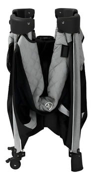 Cuna Corral Carestino Genova Negro Completa + Bolso