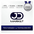Soporte Dual Escritorio: Monitor + Portátil, Techgo Spml-12 Negro
