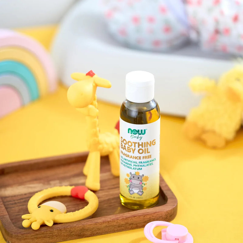 Now Baby - Aceite Calmante Para Bebé, Sin Fragancia, Sin F.