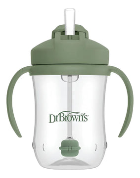 Vaso Entrenador Pitillo Dr. Brown's 9 Onz Verde Animalito