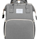 Mochila funcional impermeable gris claro
