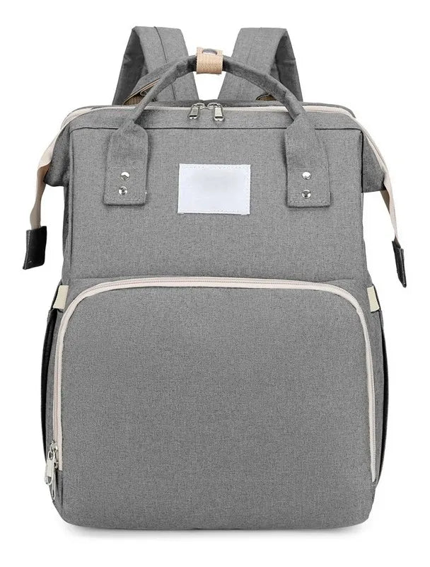 Mochila funcional impermeable gris claro