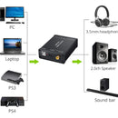 Tarjeta De Audio Sonido Usb Dac A Optico Coaxial Rca Jk3.5mm