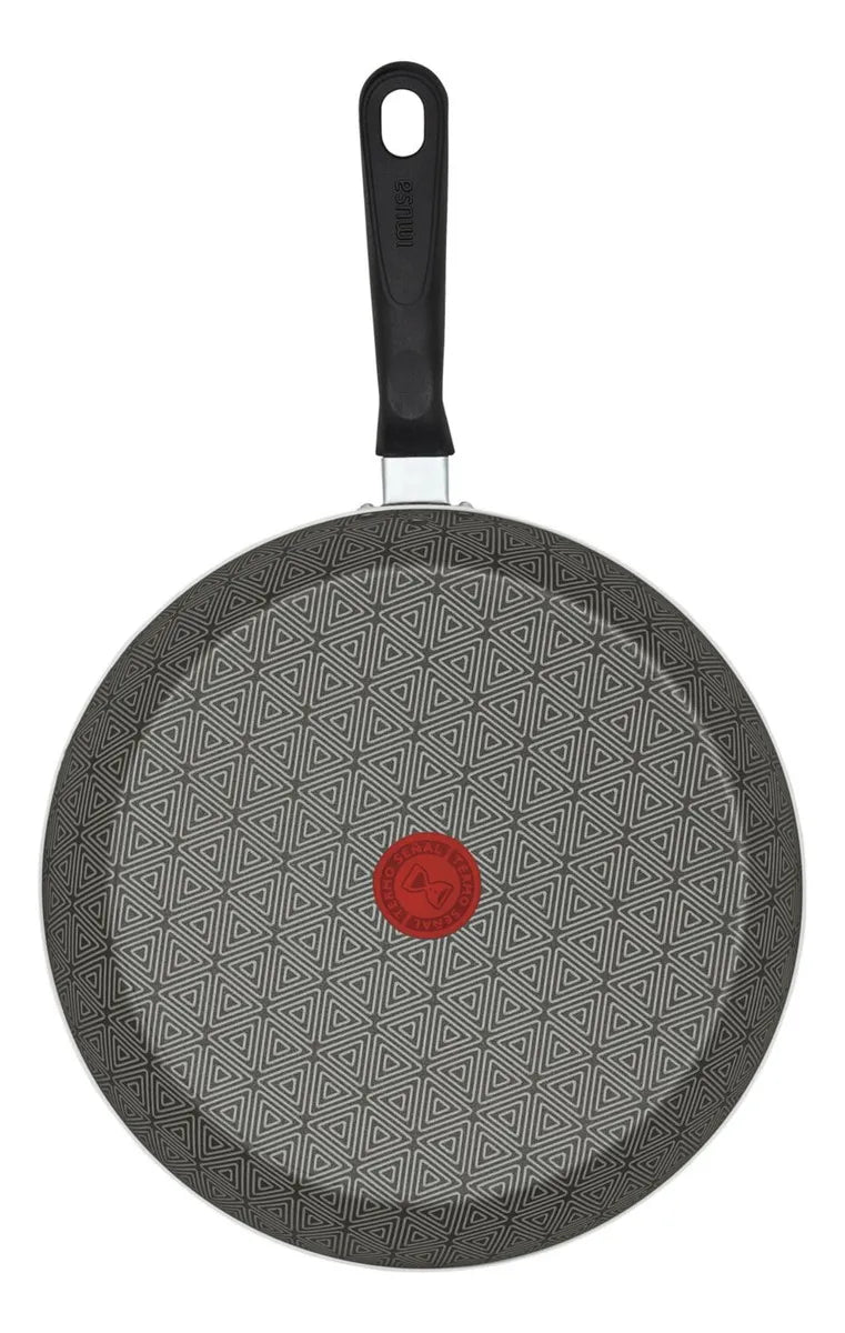 Sartén Antiadherente 30cm Imusa Talent Con Tapa De Vidrio Color Gris