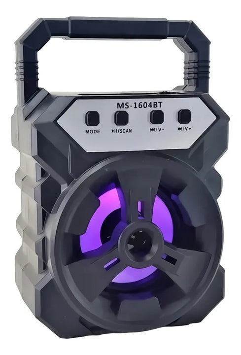 Parlante Portatil Bluetooth Multimedia Micro Sd Usb Radio Color1