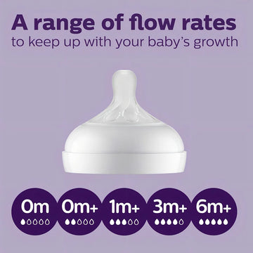 Philips Avent Biberón Natural Con Pezón De Respuesta Color Azul