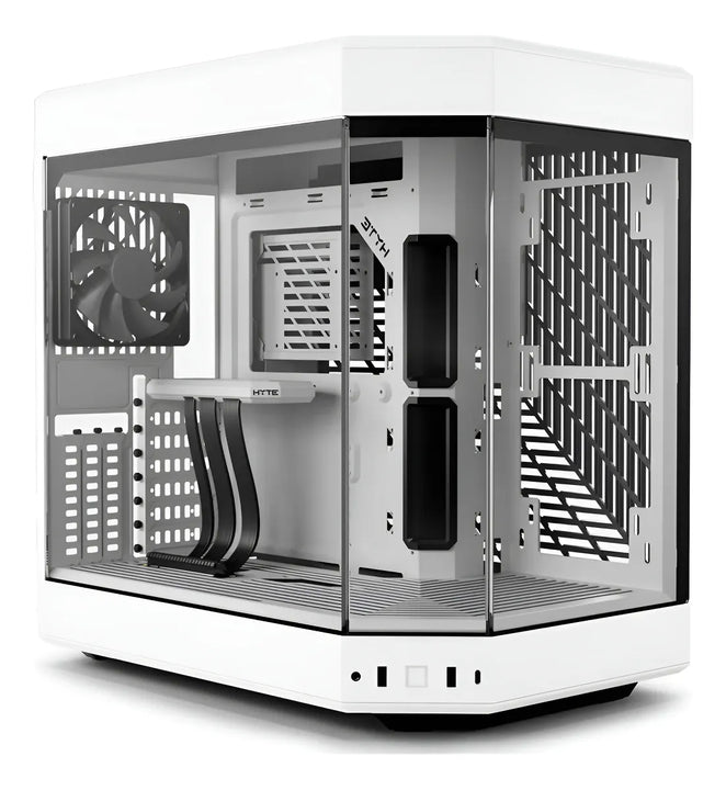 Chasis Gamer E-atx Hyte Y60 Blanco + 3 Fan + Riser Pci