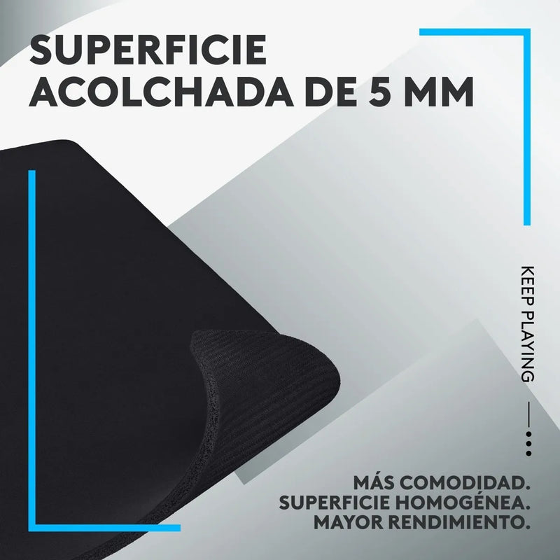 Alfombrilla Gamer Logitech G740 / Pad Mouse L, 460x400x5mm Negro