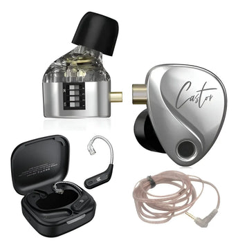 Auriculares Kz Castor Harman Con Mic + Modulo Kz Az09 Plateado