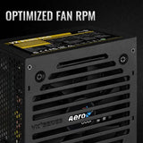 Fuente De Poder Real Aerocool Vx Plus 550 550w Vent 12cms