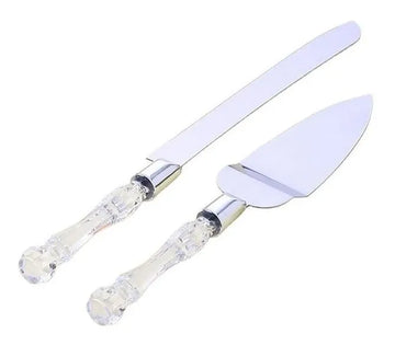 Juego De Cuchillo Y Pala Para Torta Ponqué Postres Cocina Trasparente