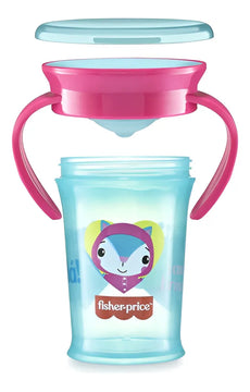 Vaso De Entrenamiento Fisher Price Bb1021 Rosa Color Turquesa Liso