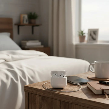 Audífonos Bluetooth 4 Gen Compatible Con Android Y Iphone Blanco
