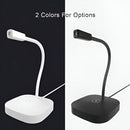 Micrófono de escritorio para pc notebook profesional color blanco G22 Seisa