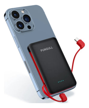 Pungull Cargador De Telefono Portatil Delgado Y Pequeno De 5