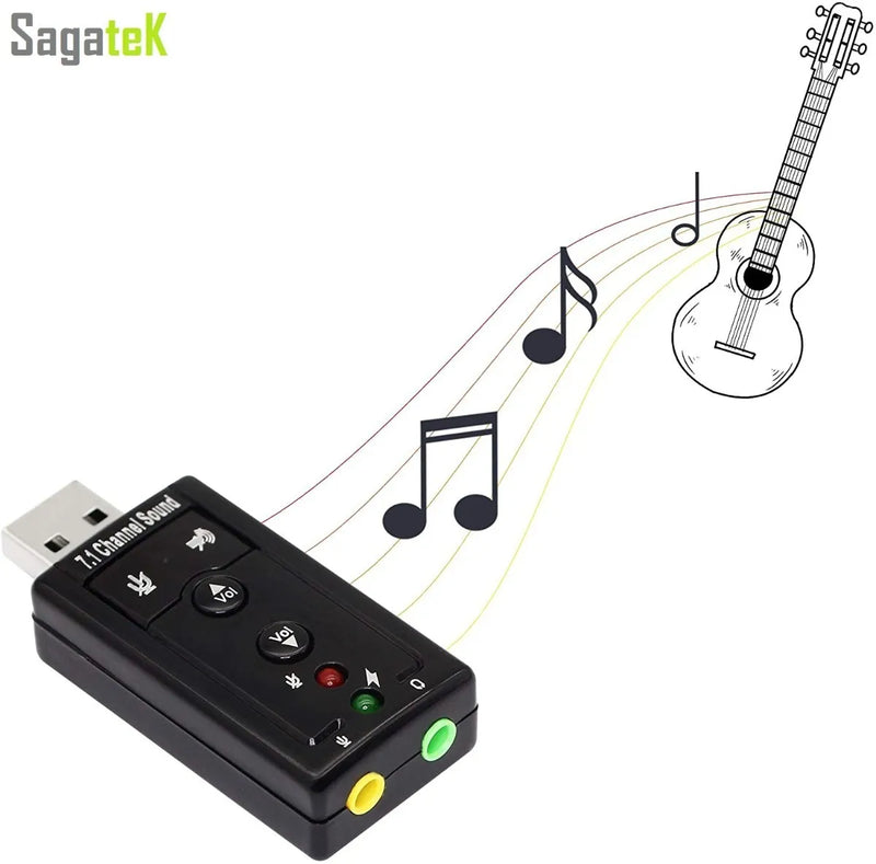 Tarjeta De Sonido Externa 7.1