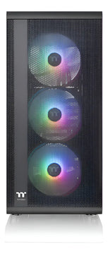 Gabinete Gamer Thermaltake S200 Tg Argb Black 3x120mm Rgb F