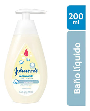 Baño Líquido Johnsons Baby Recién Nacido 200 Ml