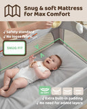 Cuna De Bebé 5 En 1 Con Cambiador Y Accesorios