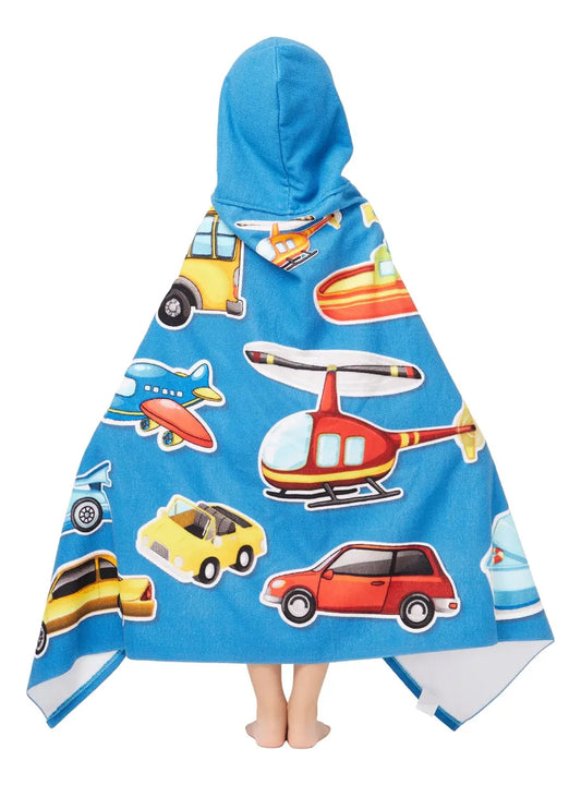 Gealaek Toalla Con Capucha Para Ninos Pequenos De 2 A 10 Ano