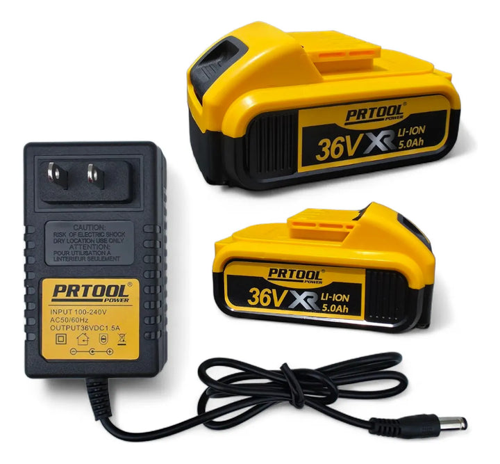 Combo Taladro Percutor Inalámbrico + Pulidora Eléctrica 710w - Amarillo - 50hz/60hz