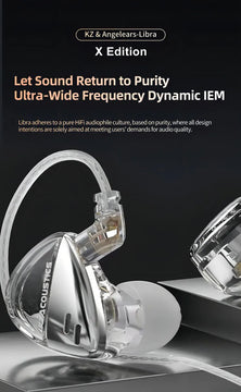 Fone de ouvido in-ear KZ Audio Libra X Libra X libra x edition