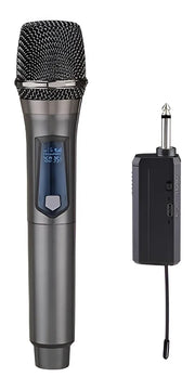 Microfono Gc W1 Dinamico Mano 1 Inalambrico Uhf Con Receptor