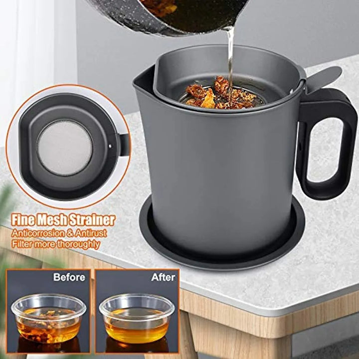 Coladores Contenedor De Grasa De Tocino Con Filtro