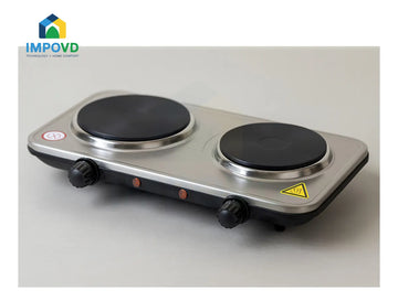 Fogon Estufa Eléctrica Sokany Dos Puestos Perillas Ajuste Temperatura Cocina Rápida Portátil Compacta Bajo Consumo Superficie Fácil Limpieza Potente Electrodoméstico Hogar Cocinas Modernas Eficiente