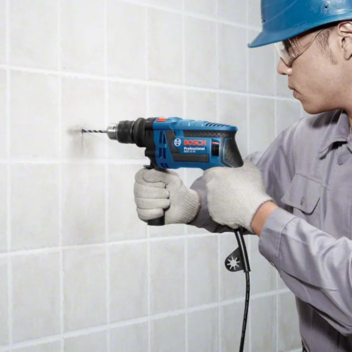 Taladro Percutor Bosch 1/2'' 750w Gsb 16 Re + Maletín Azul 60 Hz