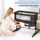 Cuna Para Bebe, Moises 3 En 1 Para Bebe, Moises Con Ruedas,