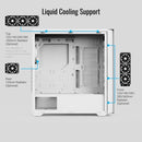 Gabinete Caja Chasis Gamer Aerocool D502a Blanco 4 Ven Argb