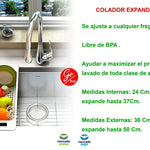 Colador Escurridor Frito Verdura Pasta Pasltico Grado Cocina Disponible