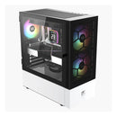 Chasis Xyz Airone 100 Mesh Negra 6.fan Argb Vidrio Templado Negro