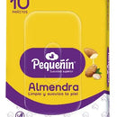 Toallitas húmedas Pequeñín Almendra 10 u