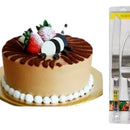 Cuchillo Pala Ponque Repostería Tortas Panadería 33cm,b-pa Plata