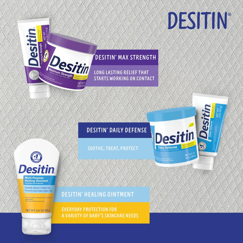 Desitin, Crema Para Alivio Rápido Del Sarpullido Por El Pa.