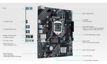 Combo Board H510 Procesador Intel Core I7 11700f Ram 16gb Pc