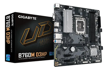 Mother B760m D3hp Ddr5 Gigabyte 13gen S1700 Intel Acuario Color Negro